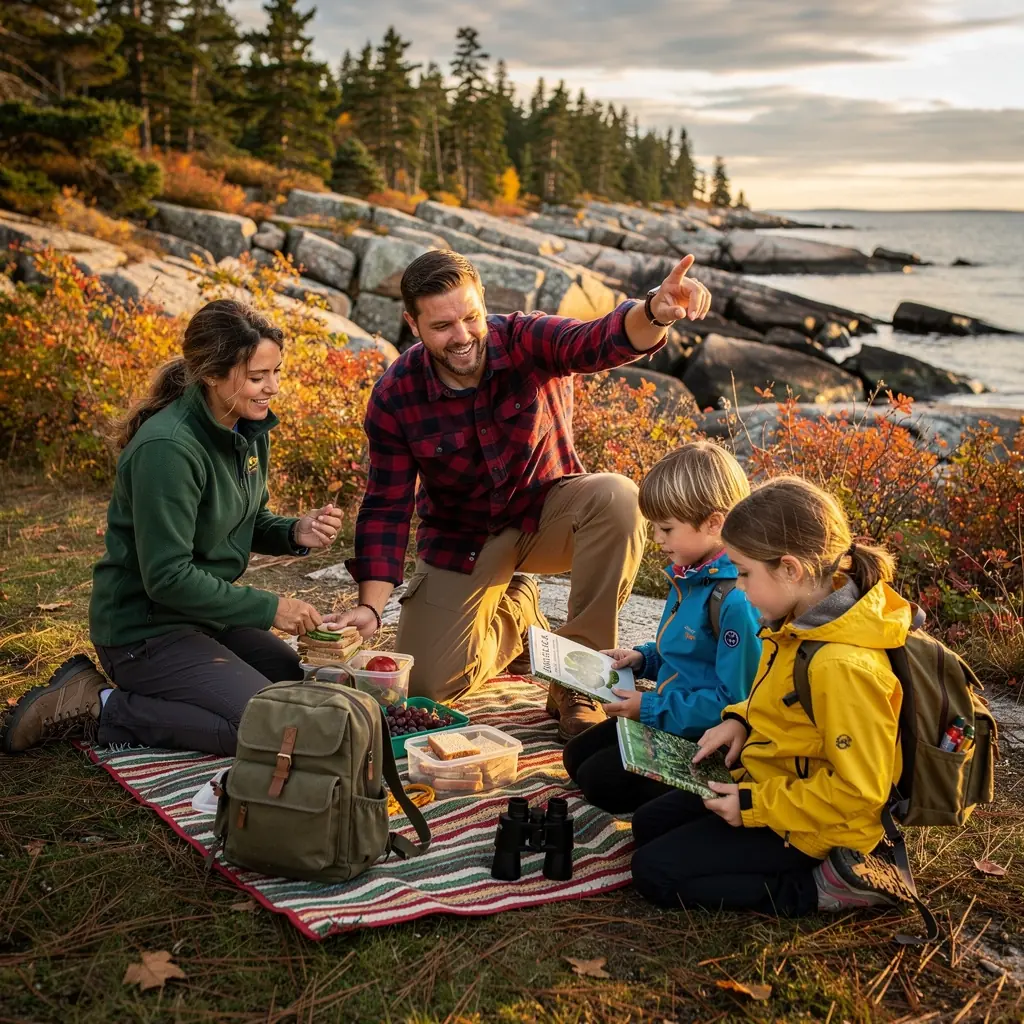 Panorama jeziora otoczonego zielonymi wzgórzami i ścieżkami spacerowymi.